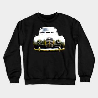 Austin A40 Somerset 1950s British classic car high contrast Crewneck Sweatshirt